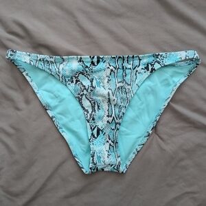 Tori Praver Marlowe bikini bottom snakeskin